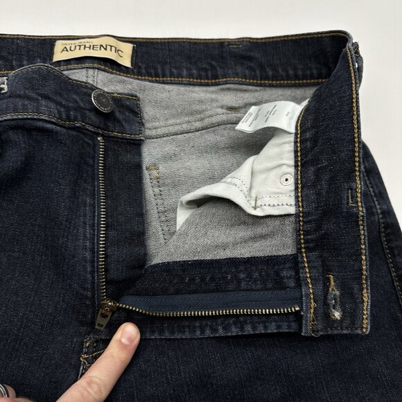 Silver Jeans Authentic The Slim Men's Size 36x27 Dark Wash Stretch Denim Jeans - Picture 5 of 12